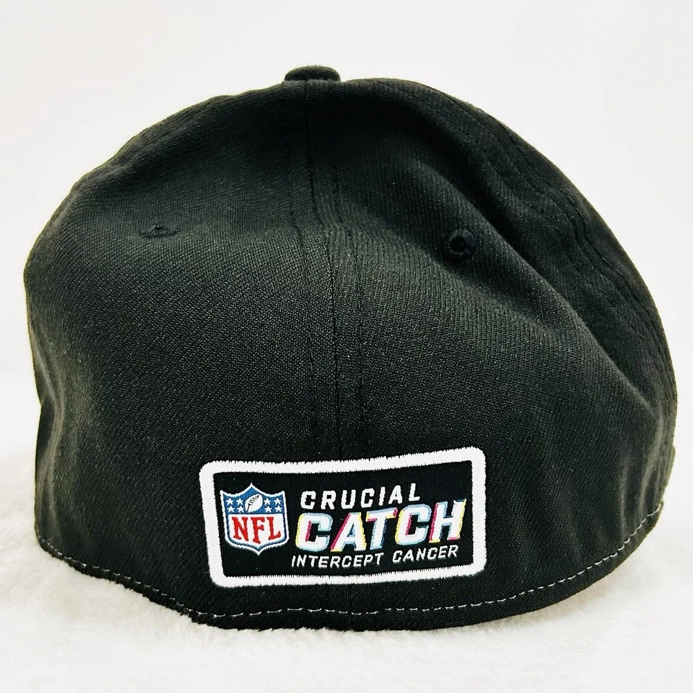 Tampa Bay Buccaneers New Era Crucial Catch 39THIRTY Stretch Flex Hat Cap S/M